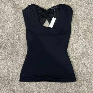 Blank nice tank with cut out in the back